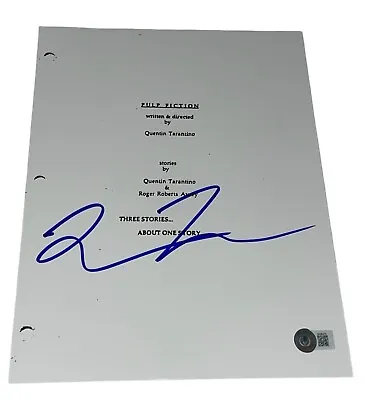Quentin Tarantino Signed Autograph Pulp Fiction Film Script Screenplay BAS C • $500