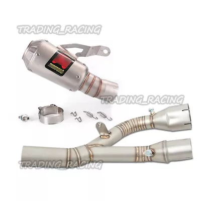 For BMW S1000RR S1000R 2021-2023 Mid Pipe Connect 60mm Exhaust Pipe Muffler 60mm • $277