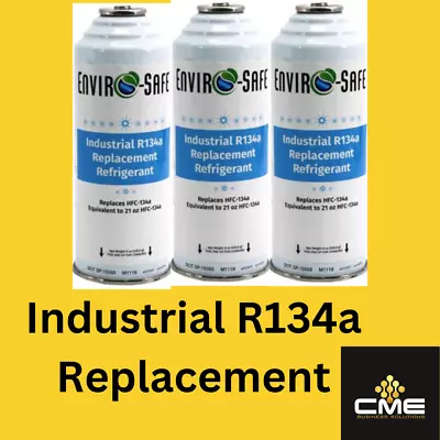 Industrial Enviro-Safe AutoR134a Replacement  AC Refrigerant- (3) 8 OzCans • $42