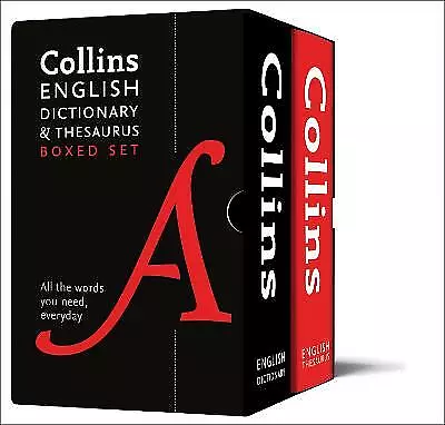 Collins English Dictionary & Thesaurus Boxed Set By Collins Dictionaries • £10.98