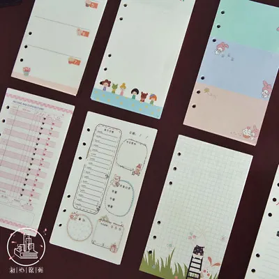 A5/A6 Cartoon Colourful Planner Diary Insert Refill NoteBook Schedule Organiser • $1.43