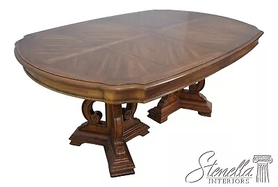 LF60854EC: THOMASVILLE Oak Continental Style Dining Room Table • $1095