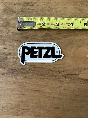 Petzl Black/ White Sticker/Decal Climbing Outdoor Hiking Backpacking Approx 3” • $3.50