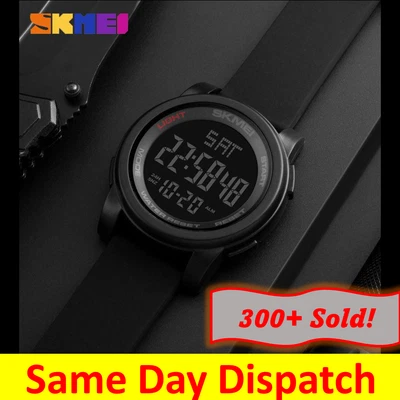 $21.95 • Buy Waterproof SKMEI Digital Sports Mens Watch Water Resist Alarm Military 1257