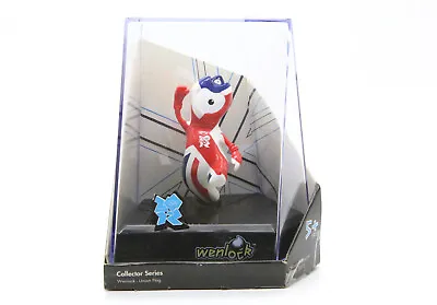 London 2012 Olympics Mascot - Wenlock - Collectable Figurine - Union Flag • £3.51