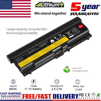 55++ 86Wh Battery For Lenovo Thinkpad T410 T420 T510 T510i T520 T520i E40 E50  • $14.89