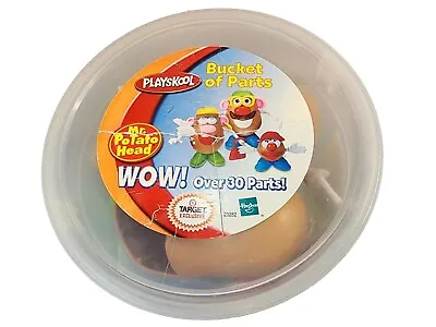 Mr. Potato Head Playskool Bucket Of Parts 2003 Target Exclusive Hasbro 32 Pieces • $27.95