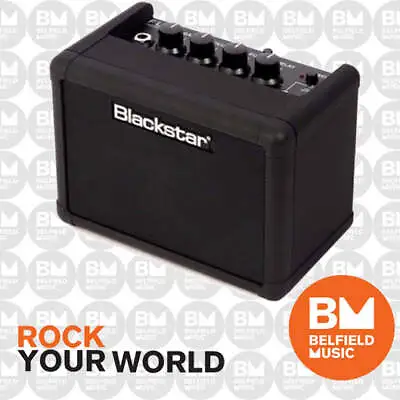 $169 • Buy Blackstar FLY 3 BT Bluetooth Mini Guitar Amplifier Portable Battery Powered Amp