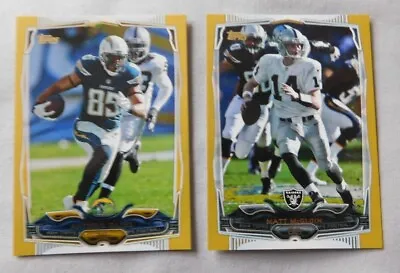 2014 Topps Gold /2014 Football Card Pick One • $2