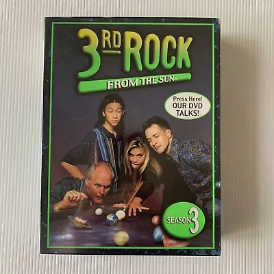 3rd Rock From The Sun : Season 3 (Box Set DVD 1998) Region 1 New Sealed 4 Disc • $17.99