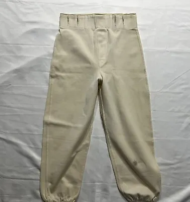 Vintage Russell Athletic Men’s Baseball Pants White Made In USA Size Small • $18.47