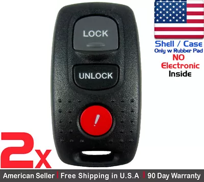 2x Replacement Keyless Entry Remote Key Fob Case For Mazda 3 6 Protege - Shell • $13.95