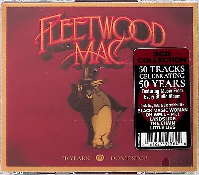 Fleetwood Mac -50 Years -Dont Stop 3-CD -NEW (Best Of/Greatest Hits) 2018 • $10.09