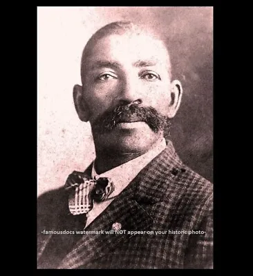 Black Wild West Hero Bass Reeves PHOTO US Marshal Legend Civil Rights • £5.48