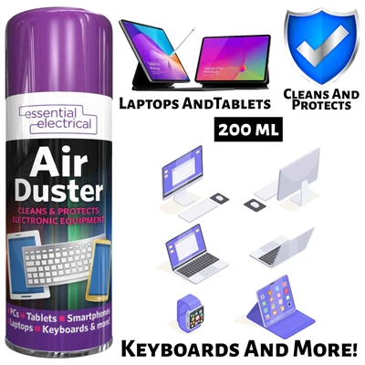 £8.49 • Buy 4 X Compressed Air Duster Spray Can Cleaner Dust Blower Laptop Computer Keyboard