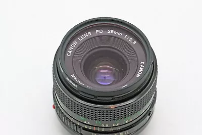 Canon 28mm F/2.8 FD Wideangle Prime Lens Manual Focus - Superb! (645077)  • £59.99