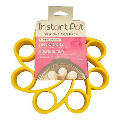 Instant Pot Yellow Official Silicone Egg Rack Compatible With 6 & 8-quart • $12.82