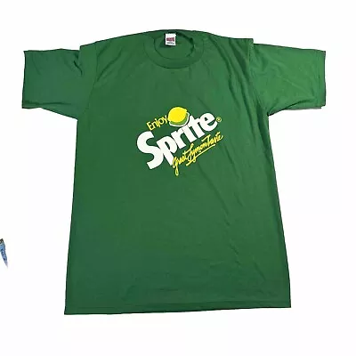 Vintage 80’s Sprite Snack T-Shirt Men L Soda Made In USA • $29.99