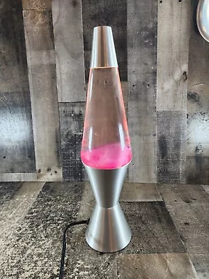 2003 Lava Lamp 16.5 T. Motion And Glitter# 8000. Blemished Base Works. Pink • $29.99