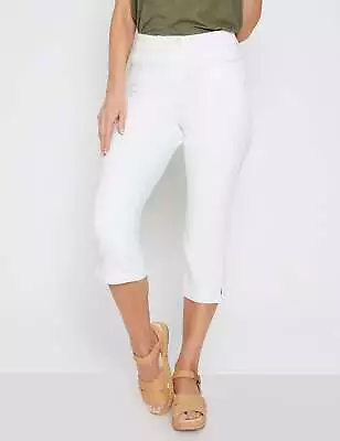 MILLERS - Womens Jeans - White Cropped - Denim - Solid Cotton Pants - Fashion • $20.80