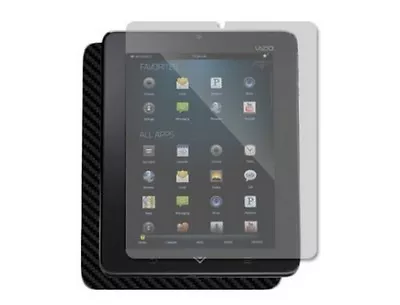 Skinomi Black Carbon Fiber Body + Screen Protector Film For Vizio Tablet • $30.59