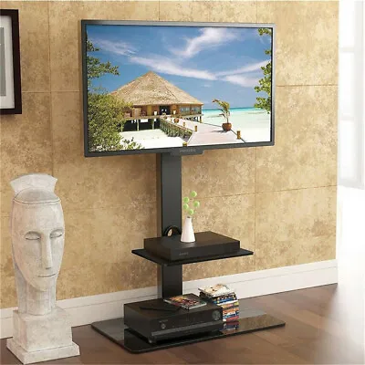 £58.99 • Buy Cantilever TV Stand With Mount Bracket 2 Shelves For 32 - 65 Inch Plasma LCD LED