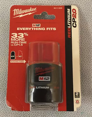 Milwaukee 48-11-2420 Red Lithium 12V CP2.0 • $25