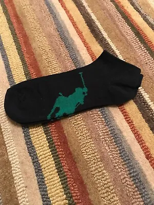 Polo Ralph Lauren Men’s Big Logo Ankle Socks Black. One Size • £13.50