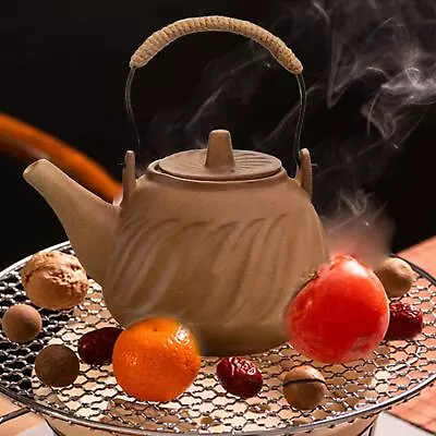 Japanese Tea Kettle With Infuser Tea Maker Kettle Ceramic Teapot With Lid For • £21.53