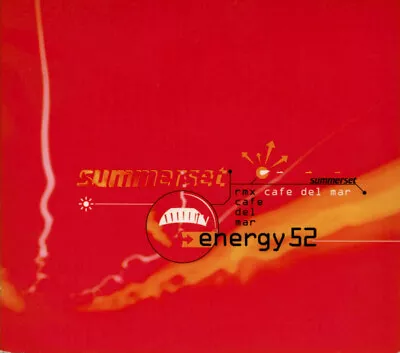 Energy 52 Café Del Mar (Rmx) (Summerset)  CD Maxi Ltd Dig 1997 • £16