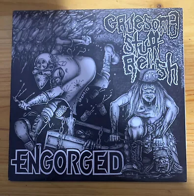 GRUESOME STUFF RELISH / ENGORGED Split LP Black Vinyl GHOUL SCURVY MACHETAZO • $16.09