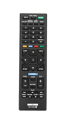 RM-YD092 Remote Sony Bravia TV KDL-32R400A KDL-40R450A XBR-55X850C KDL-46R453A • $7.20