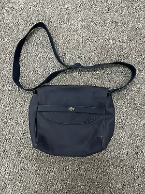 Lacoste Vintage Man Bag Handbag Shoulder Pouch Men’s Large • £19.99