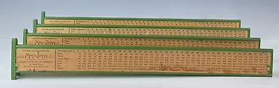 Vintage Mah Jongg Jong Racks Green Wooden 17” Long Good Condition San Francisco • $40