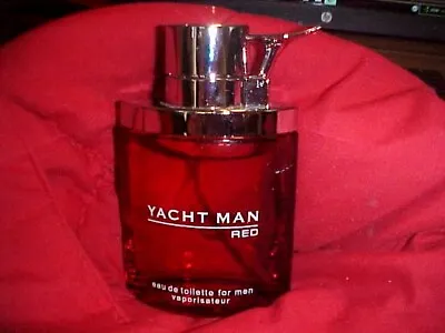 YACHT MAN RED By Myrurgia 3.3 / 3.4 Oz EDT Cologne For Men New SHIPS DAILY UNBOX • $16