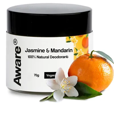 Aware 24-Hour Natural Organic Vegan Deodorant Balm Plastic Free 70g Bodycare • £9.99