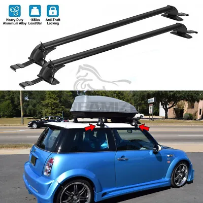 For MINI Cooper S R53  Aluminum Car Top Luggage Roof Rack Cross Bar Carrier US • $139.91