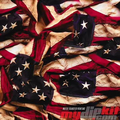 Hydrographics Dip Hydrographic Film Water Transfer Respect Reduced Flag LL738 • $14.99