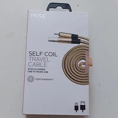 Self Coil USB To Micro USB Sync & Charge Cable / Travel MIXX • £4.99