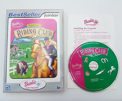 Barbie Riding Club - PC CD-ROM - RARE - Horse - Free Fast P&P! • £19.95