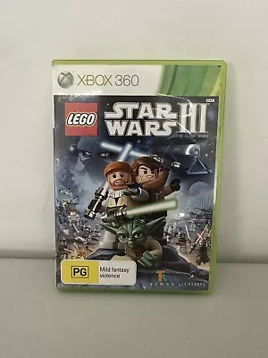 LEGO Star Wars 3 - The Clone Wars - Microsoft Xbox 360 Complete With Manual VGC • $24.50