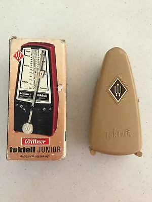 Vintage Wittner Taktell Junior Metronome 821 Without Bell Mechanical W Germany  • $80