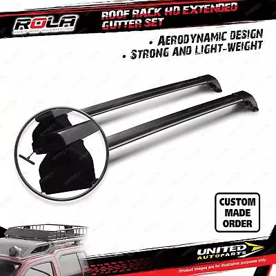 $558.95 • Buy 2 Rola 1350mm HD Extended Roof Rack Bars For Mitsubishi Express Starwagon WA Van