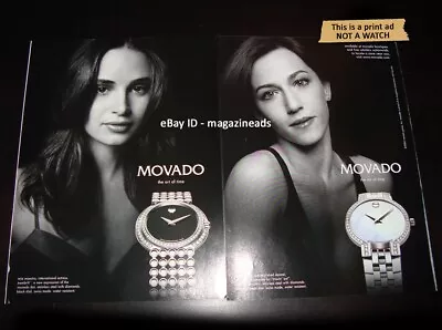 MOVADO Watches 8-Page PRINT AD 2004 MIA MAESTRO Ashley Tuttle FACETO Trembrili + • $10