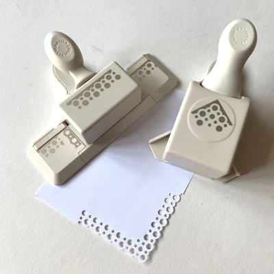 £19.94 • Buy 2 Martha Stewart Hole Punches 1 Corner 1 Straight Punch Craft Lace Pattern F276