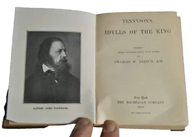 Alfred Lord Tennyson's Idylls Of The King 1916 (c 1912) Macmillan Pocket Classic • $15