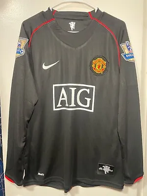 Manchester United 2007/08 Away Jersey Long Sleeve Ronaldo #7 • $75