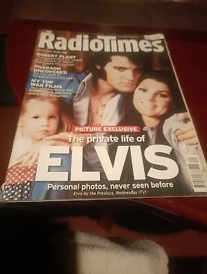 Radio Times 14- 20 May 2005 Elvis Robert Plant  Led Zeppelin • £2