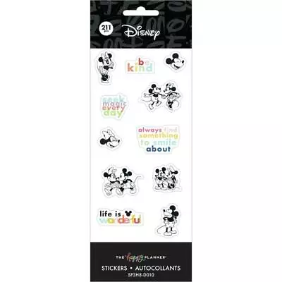 MAMBI Disney Happy Planner Stickers Mickey Minnie Mouse Inspirational Quotes • $7.99