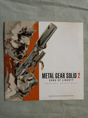 Metal Gear Solid 2 Sons Of Liberty Original Soundtrack CD 2002 OOP RARE LOOK • $59.99